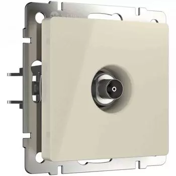 ТВ-розетка проходная Werkel (слоновая кость) W1184003 4690389155819