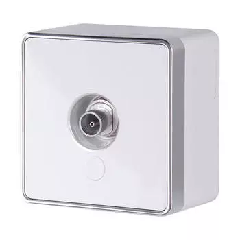 ТВ-розетка Werkel Gallant оконечная белая W5083001 4690389164712