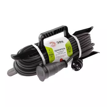 Удлинитель силовой ЭРА 1гн 30м с/з UFx-1e-3x1,5-30m-IP44(kg) Б0050869