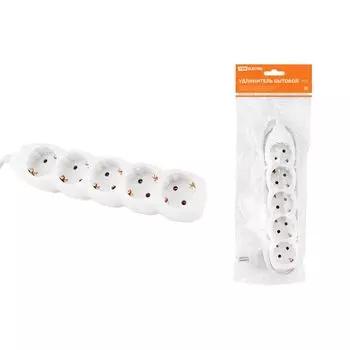 Удлинитель TDM Electric У05 5гн 3м с/з SQ1303-0021