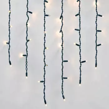 Уличная светодиодная гирлянда Uniel бахрома 220V теплый белый ULD-B3010-200/TBK Warm White IP67 UL-00003934