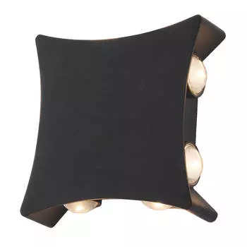 Уличный настенный светодиодный светильник Elektrostandard 1631 Techno LED чёрный a051823