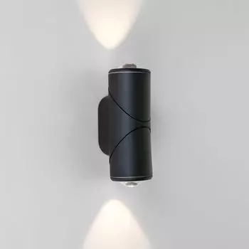 Уличный настенный светодиодный светильник Elektrostandard Gira 35127/D черный a056335