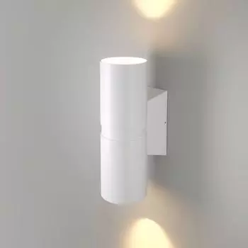 Уличный настенный светодиодный светильник Elektrostandard Liberty 35124/U белый a060097