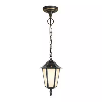 Уличный подвесной светильник Elektrostandard 1004H черное золото a035742