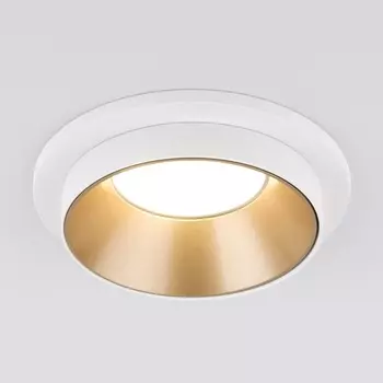 Встраиваемый светильник Elektrostandard 113 MR16 золото/белый a053343