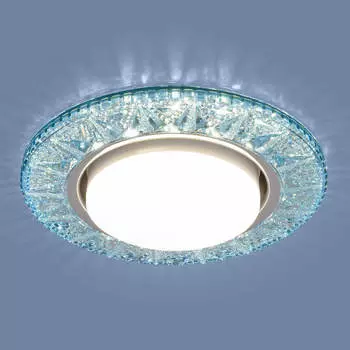 Встраиваемый светильник Elektrostandard 3022 GX53 BL лазурный a037067