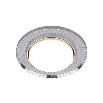 Встраиваемый светильник Elektrostandard 3033 GX53 CL/SL прозрачный/серебро a045484
