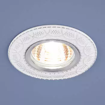 Встраиваемый светильник Elektrostandard 7010 MR16 WH/SL белый/серебро 4690389099267