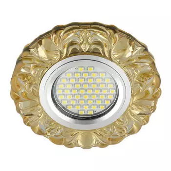 Встраиваемый светильник Fametto Luciole Dls-L136 Gu5.3 Glassy/Yellow