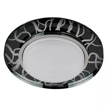 Встраиваемый светильник ЭРА GX53 DK80 WH/BK Б0019575
