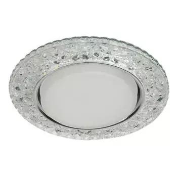 Встраиваемый светильник ЭРА LED с подсветкой DK LD25 SL/WH Б0029635