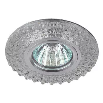 Встраиваемый светильник ЭРА LED с подсветкой DK LD2 SL/BL+WH Б0019200