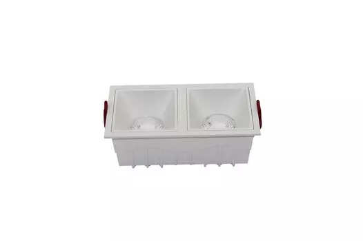 Встраиваемый светильник Maytoni Alfa LED DL043-02-15W3K-D-SQ-W