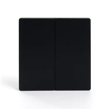 Выключатель двухклавишный беспроводной Feron Smart черный TM82 41723