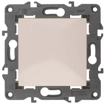 Выключатель кнопочный ЭРА Elegance 10AX 250V 14-1111-02 Б0047863