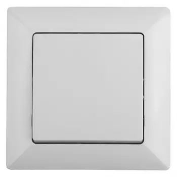 Выключатель одноклавишный ЭРА Intro Solo 10A 250V белый 4-101-01 Б0043263