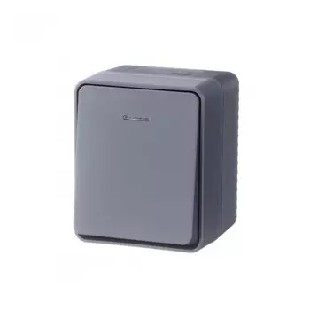 Выключатель одноклавишный Schneider Electric AtlasDesign 10A 250V с подсветкой антрацит ATN544013