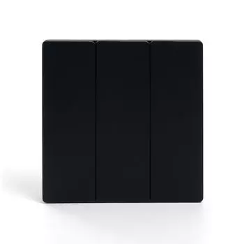 Выключатель трехклавишный беспроводной Feron Smart черный TM83 41724