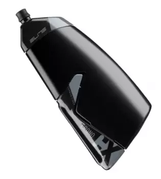 Аэрофляга с флягодержателем Elite KIT CRONO CX, 500 мл, карбон, 2021, 0206502