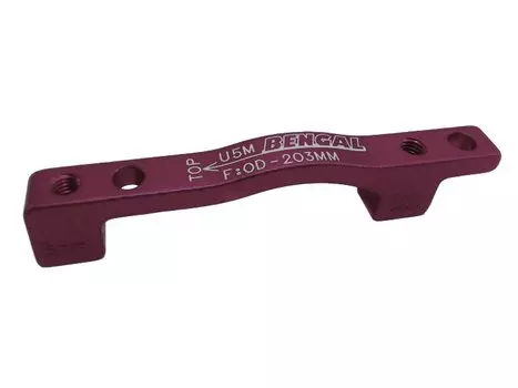 Адаптер BENGAL ADU5M дискового тормоза PM, 203мм, задний, красный, ADU5M