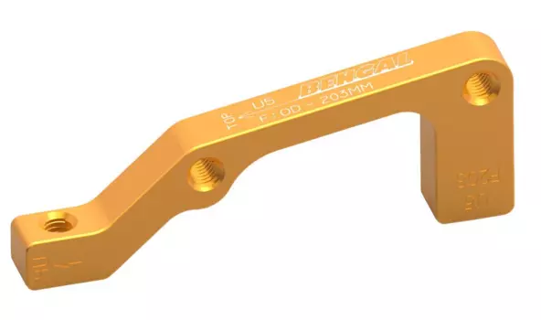 Адаптер Bengal, для тормозного калипера, передний, 203 мм, IS, золотой, ADU5-GD