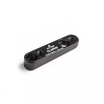 Адаптер CLARK`S CB-FMFM-R160, для дискового тормоза, flat-mount, алюминий, задний, 160мм, черный, 3-535
