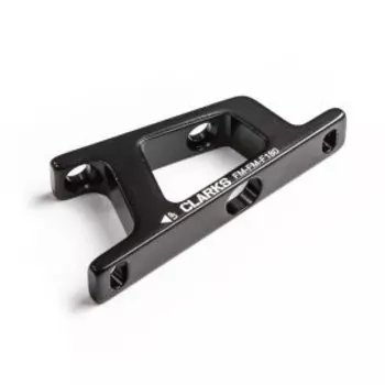 Адаптер CLARK`S CB-FMFM-R180, для дискового тормоза, FLAT MOUNT, алюминий, задний, 180мм, черный, 3-538