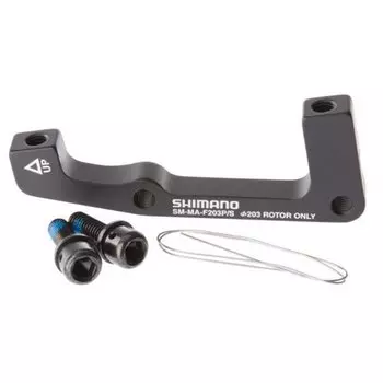 Адаптер дискового тормоза Shimano from Postmount brake to IS2000 frame, 203 mm, черный, УТ000077864