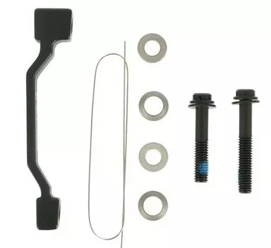 Адаптер дискового тормоза Shimano, SM-MA90, from Postmount brake to Postmount fork/frame, for 180mm rotor, A176248