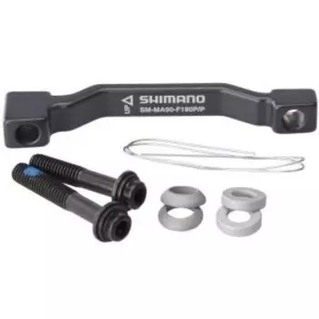 Адаптер дискового торомза Shimano SM-MA90-F203P/PM, FIXING BOLT(LONG X1, SHORT X1), WIRE X1, WAS, A210594