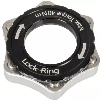 Адаптер для дискового тормоза M-WAVE с C-LOCK втулки на 6 болтов. диск блистер, черный, 5-361121