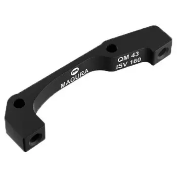 Адаптер MAGURA, для дискового тормоза, 160 мм, IS 6", передний, черный, QM43