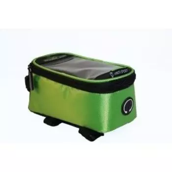 Сумка для велосипеда, Vinca Sport 195х100х100мм, отделение для телефона, зеленая., FB 07-2 L green