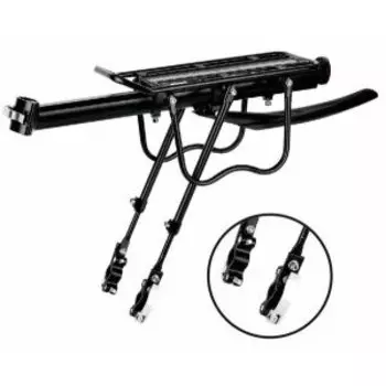 Багажник STELS 24"-28" BLF-H27-5 универсальный, алюминиевый, чёрный, 010029