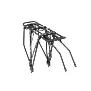 Багажник TRIX задний, 24"-28", алюминиевый, регулируемый по высоте, черный, CR-TX-607x2-0-BK