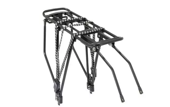 Багажник TRIX задний, 24"-28", алюминиевый, регулируемый по высоте, черный, CR-TX-607x2-0-BK