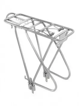 Багажник Vinca Sport алюминиевый. с "ушами" для переметной сумки, 26-29, серебристый, YL-LA 8010R silver