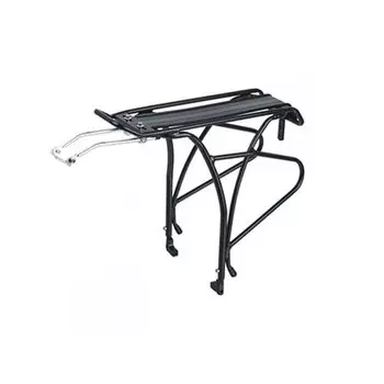 Багажник велосипедный STEL BLF-H7, 24-28, регулируемый, алюминий, для велосипедов с дисковыми тормозами, чёрный, 010081
