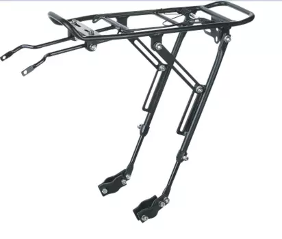 Багажник велосипедный Forward HS-023, задний, алюминий, 26-29", с пружиной, чёрный, HS-023