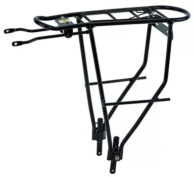 Багажник велосипедный для детского кресла 24-28" и переметной сумки регулируемый
