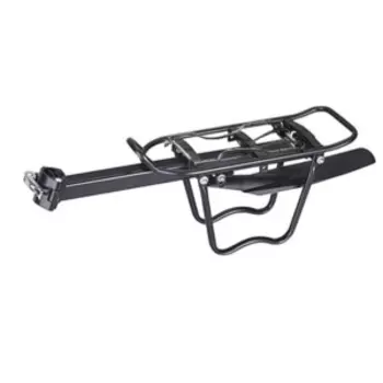 Багажник велосипедный Haiwey, алюминий, с крылом, на подседельный штырь, черный, H-AL 22