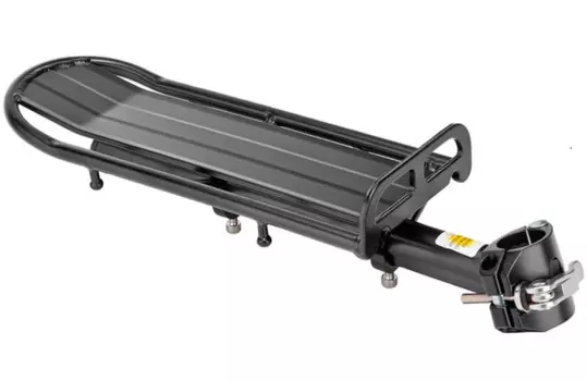 Багажник велосипедный HORST H027A, задний, на подседельный штырь, до 9 кг, на эксцентрике, черный, 00-170343