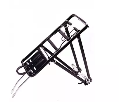 Багажник велосипедный JOY KIE, 26"-29", алюминий, с прижимом, черный, HX-Y65