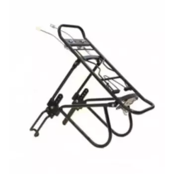 Багажник велосипедный JOY KIE, 26"-29", под дисковый тормоз, алюминий, с прижимом, черный, HX-Y670 disc brake