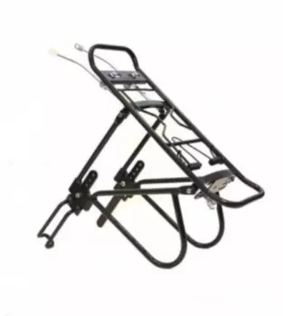 Багажник велосипедный JOY KIE, 26"-29", под дисковый тормоз, алюминий, с прижимом, черный, HX-Y670 disc brake