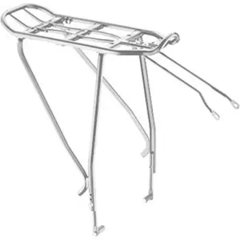 Багажник велосипедный Massload, 26-29"",алюминий, серебрянный, под диск и V-brake, CL-612_slv