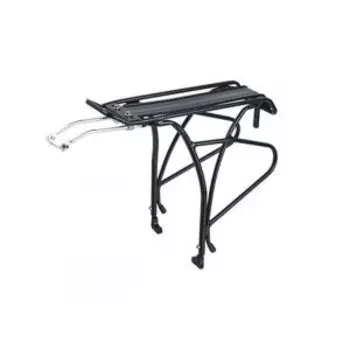 Багажник велосипедный STEL BLF-H7, 24-28, регулируемый, алюминий, для велосипедов с дисковыми тормозами, чёрный, 010081
