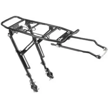 Багажник велосипедный STELS, задний, 24"-28", с регулировкой стойки, усиленный, алюминевый, черный, BLF-H2