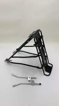 Багажник велосипедный STELS, задний, 26"-28", под дисковым тормозом, алюминевый, черный, BLF-H28 _УЦЕНКА